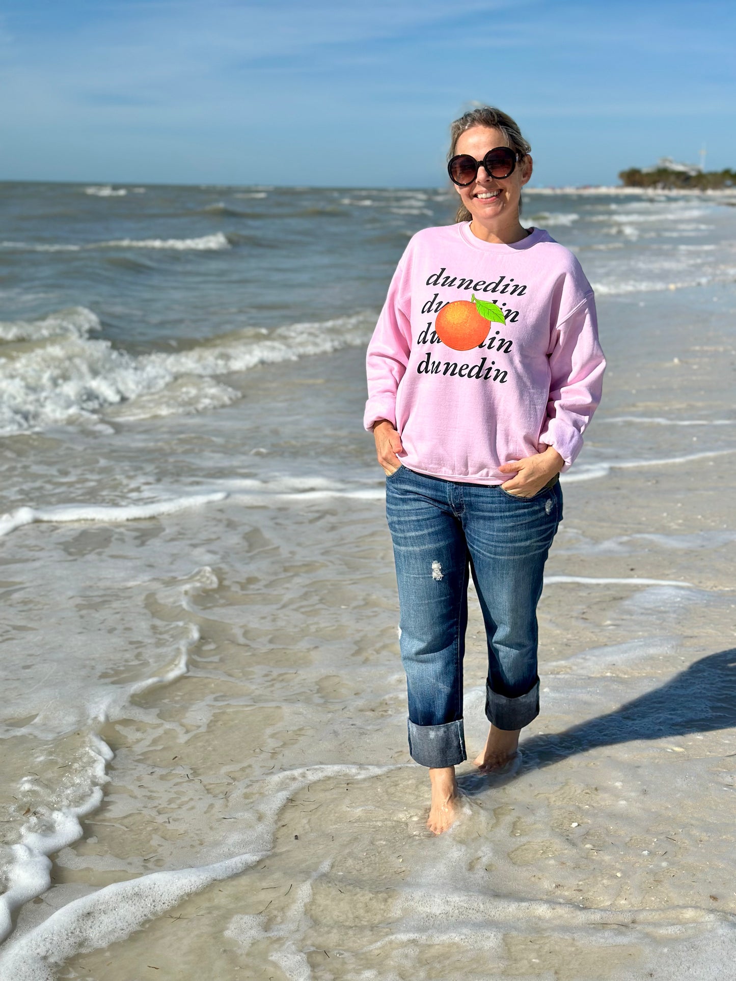 Dunedin Orange Sweatshirt Pink