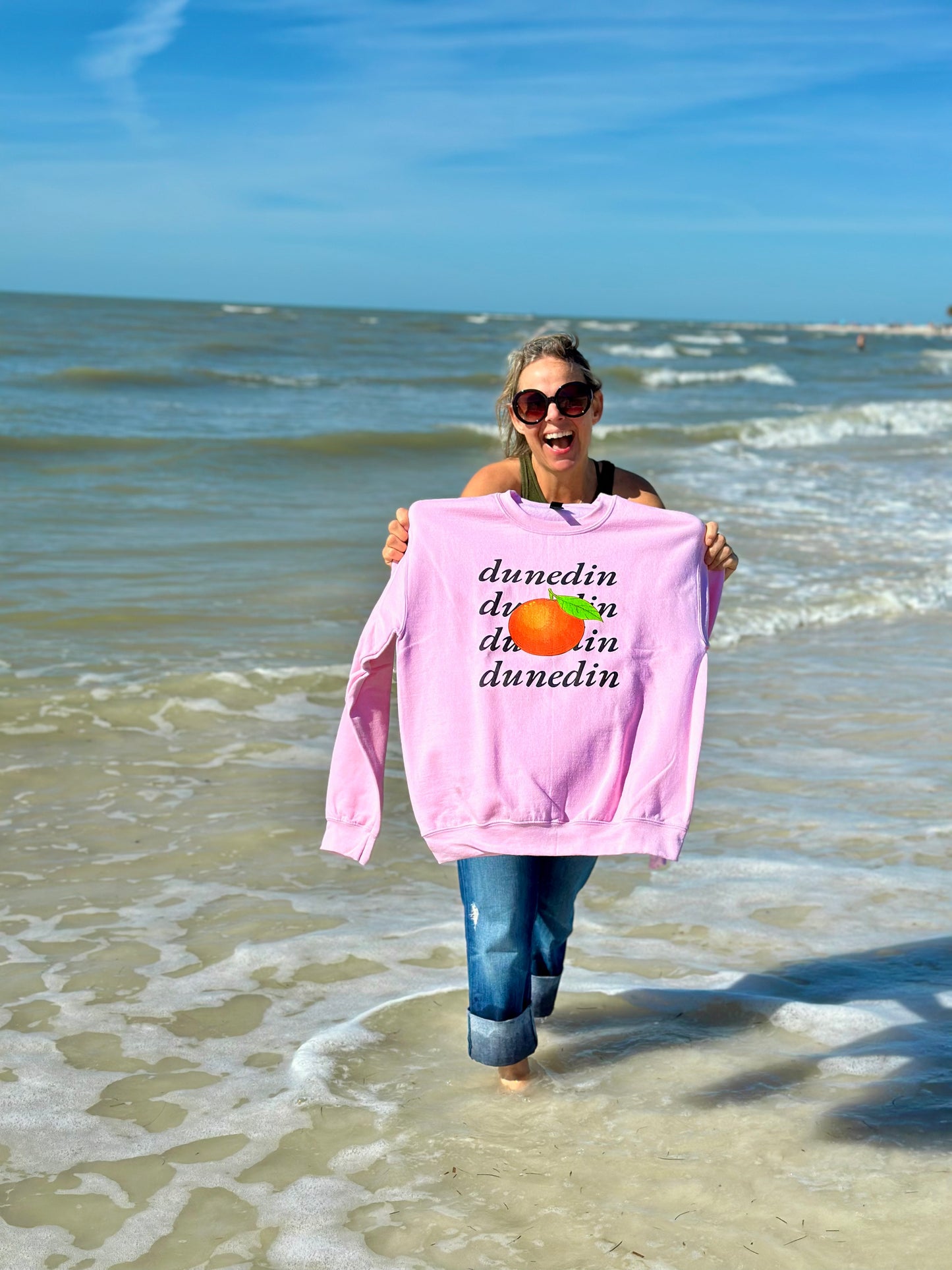 Dunedin Orange Sweatshirt Pink
