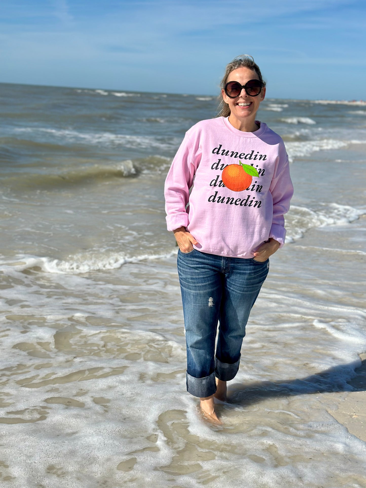 Dunedin Orange Sweatshirt Pink