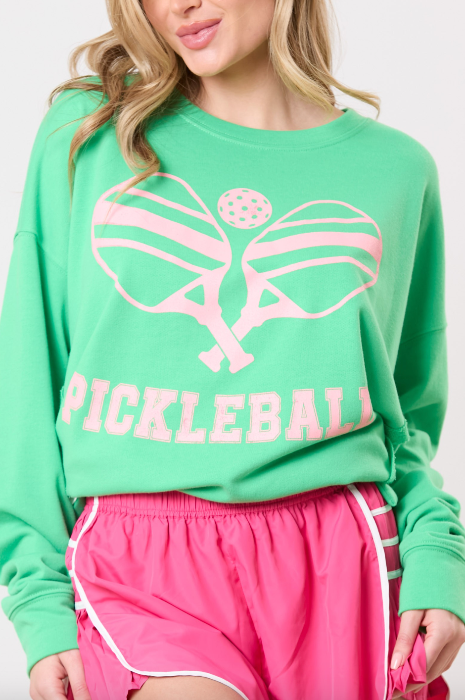 Green Pickleball Sweatshirt