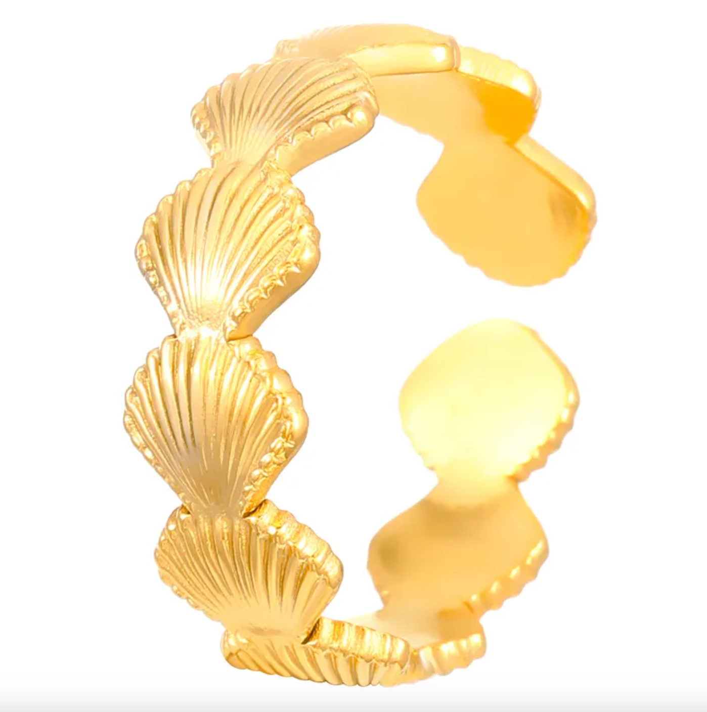 Scallop Band Ring