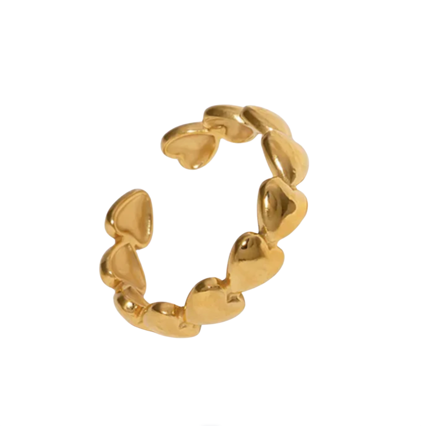 Heart Band Ring