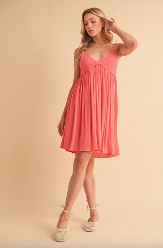 Coral Charm Dress