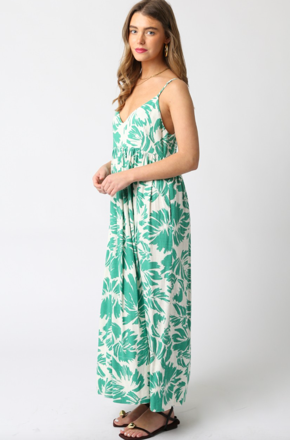Pretty Palm Maxi Dress