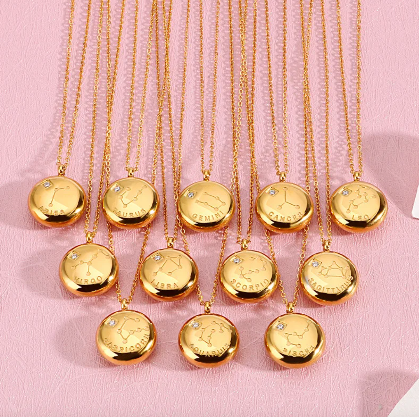 Sagittarius Disc Necklace