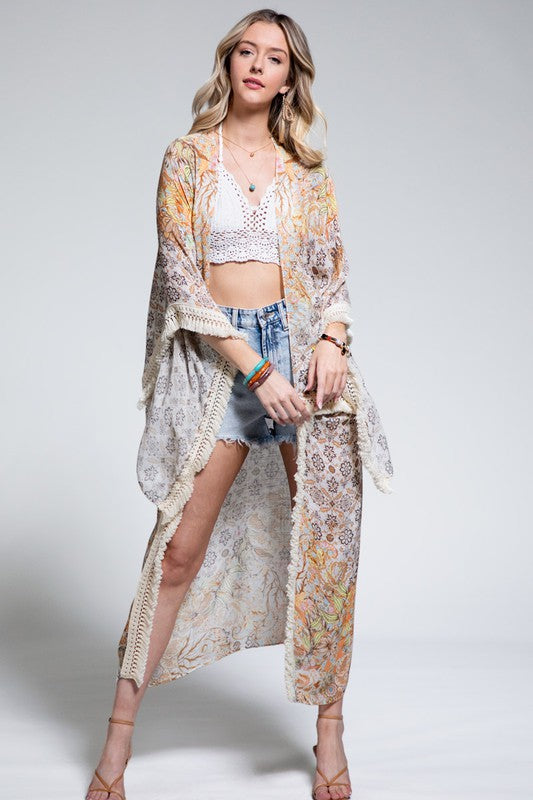 Crochet Valkyrie Duster Kimono