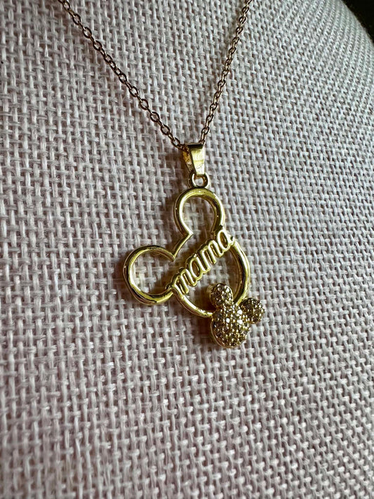 Mama Mickey Necklace