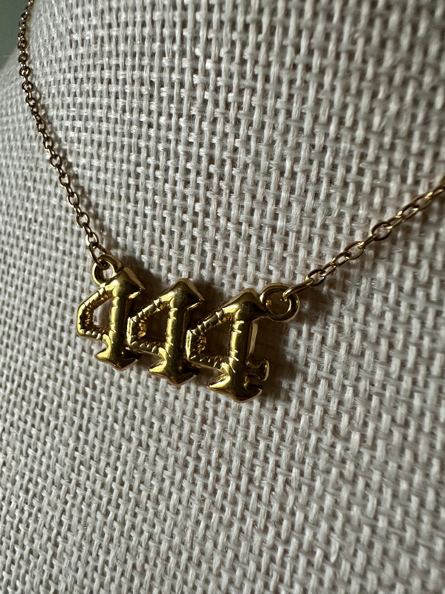 Bubble Angel Number Necklace