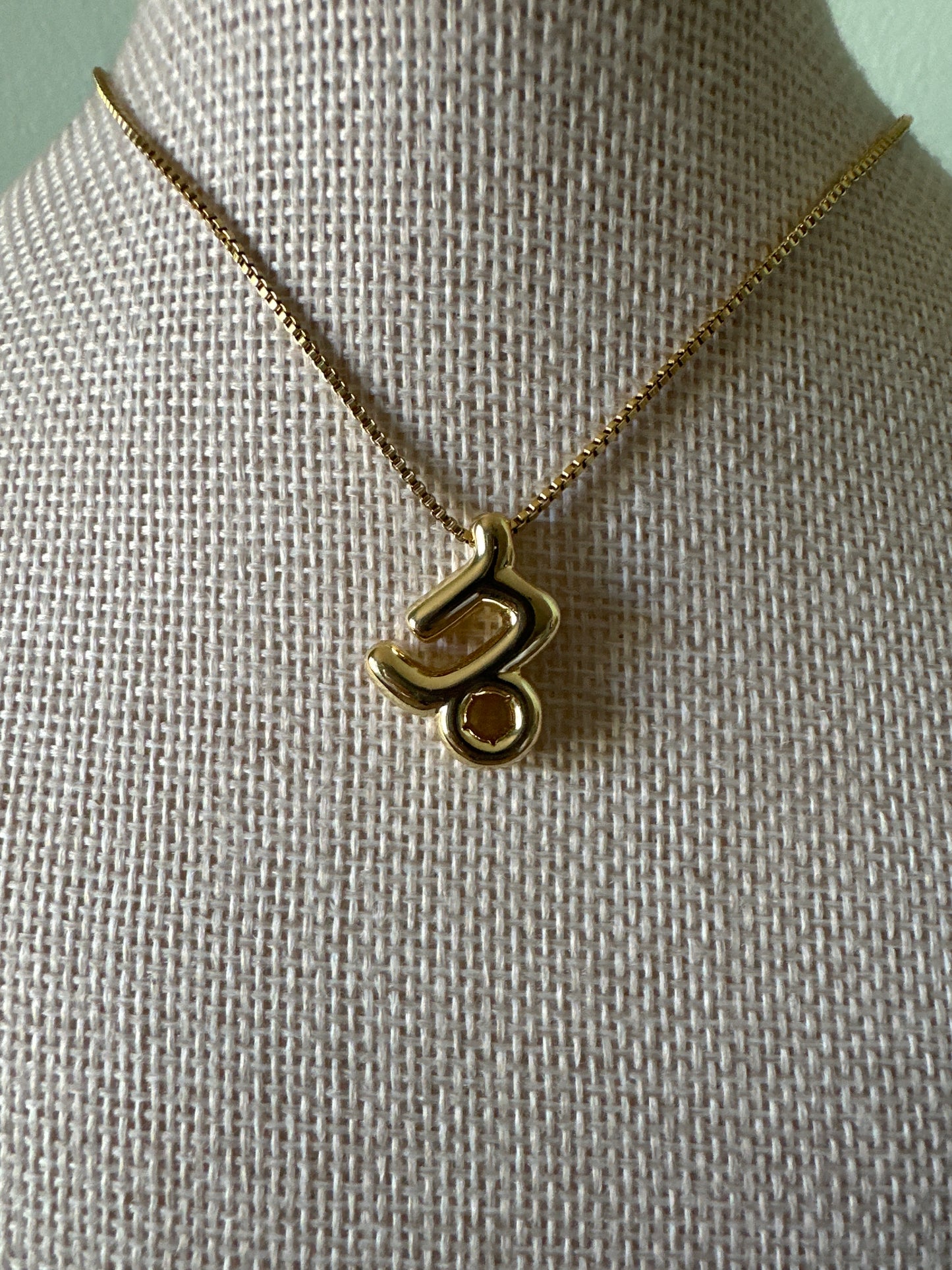 Bubble Zodiac Necklace