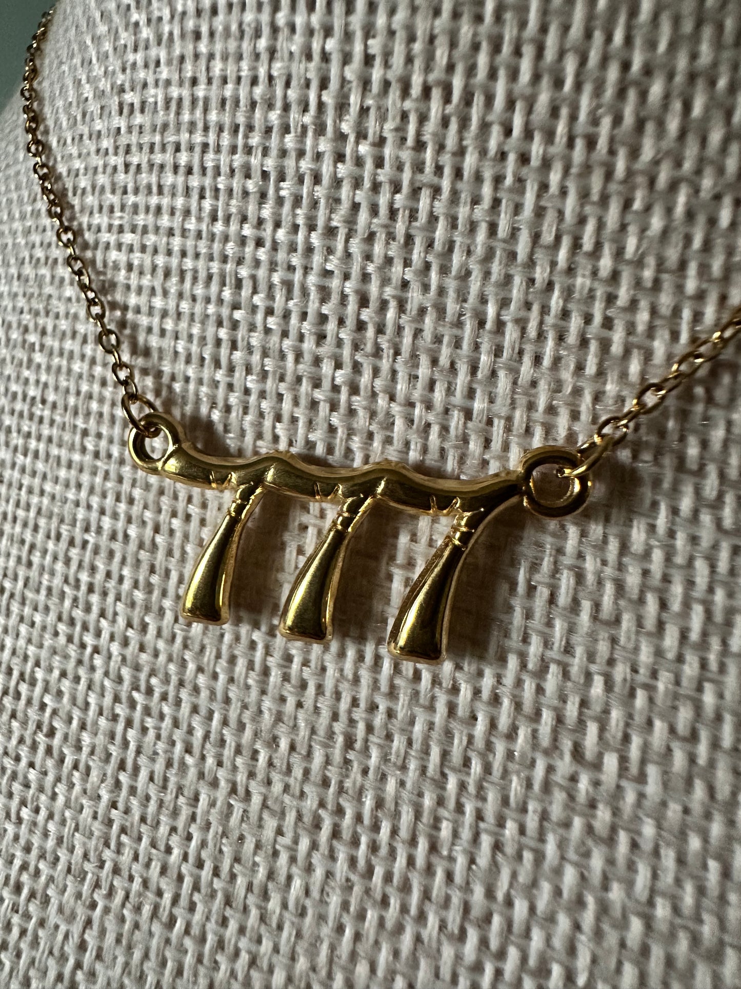 Bubble Angel Number Necklace