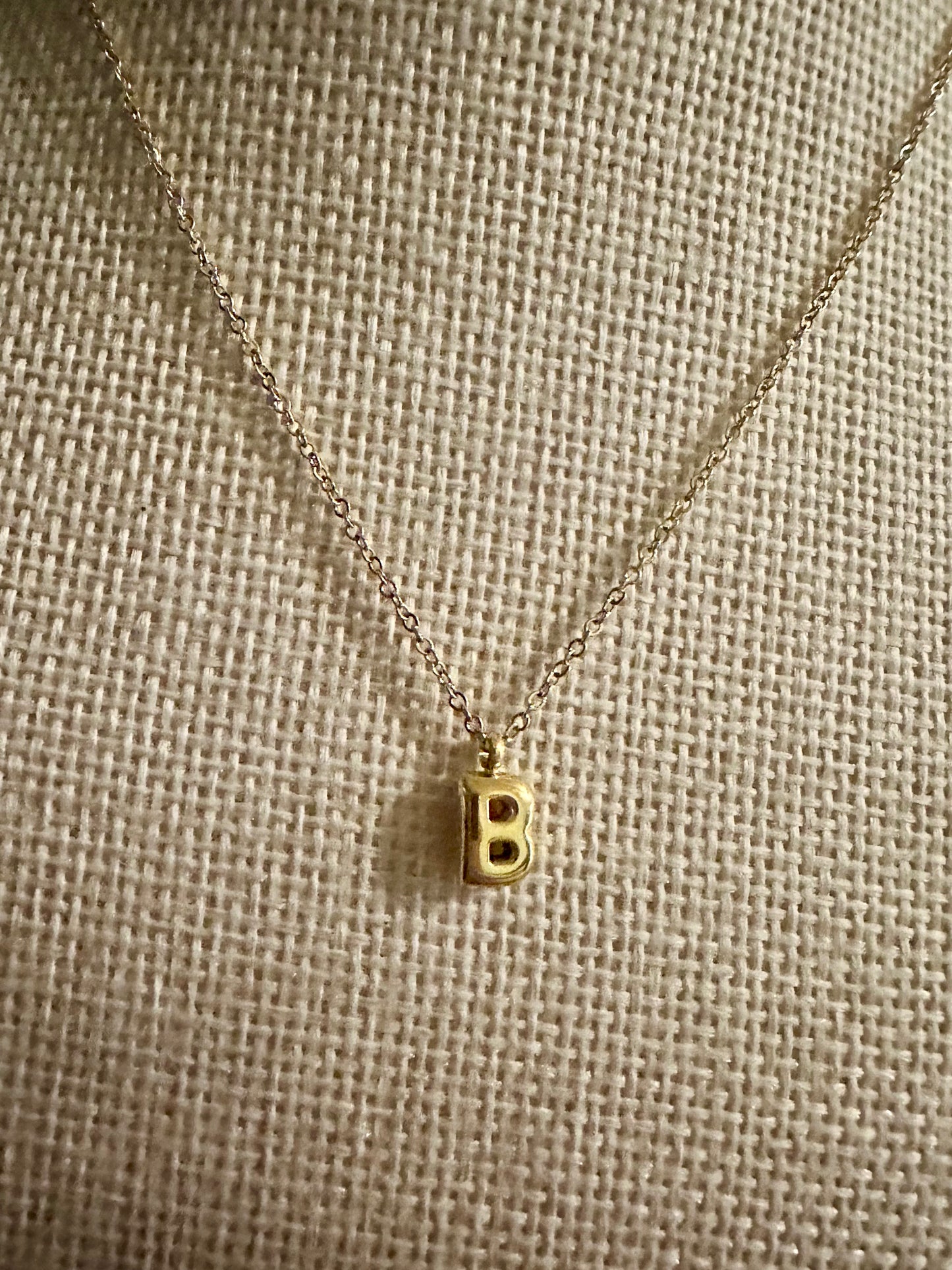 Dainty B Necklace