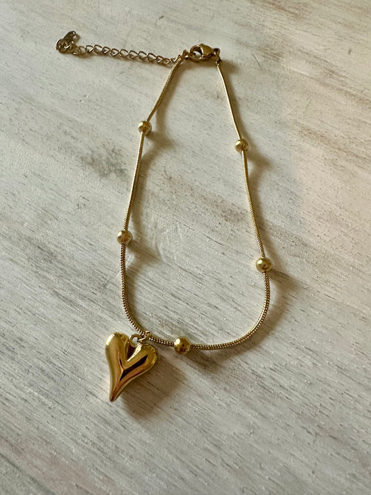 Heart Anklet