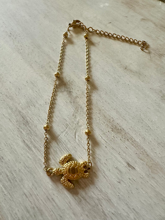 Sea Turtle Anklet