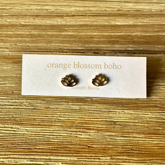 Lotus Earrings