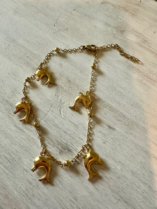 Dolphin Anklet