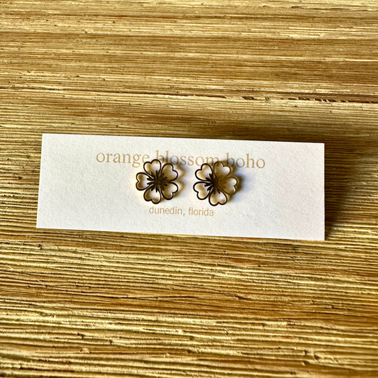 Tropical Flower Earrings