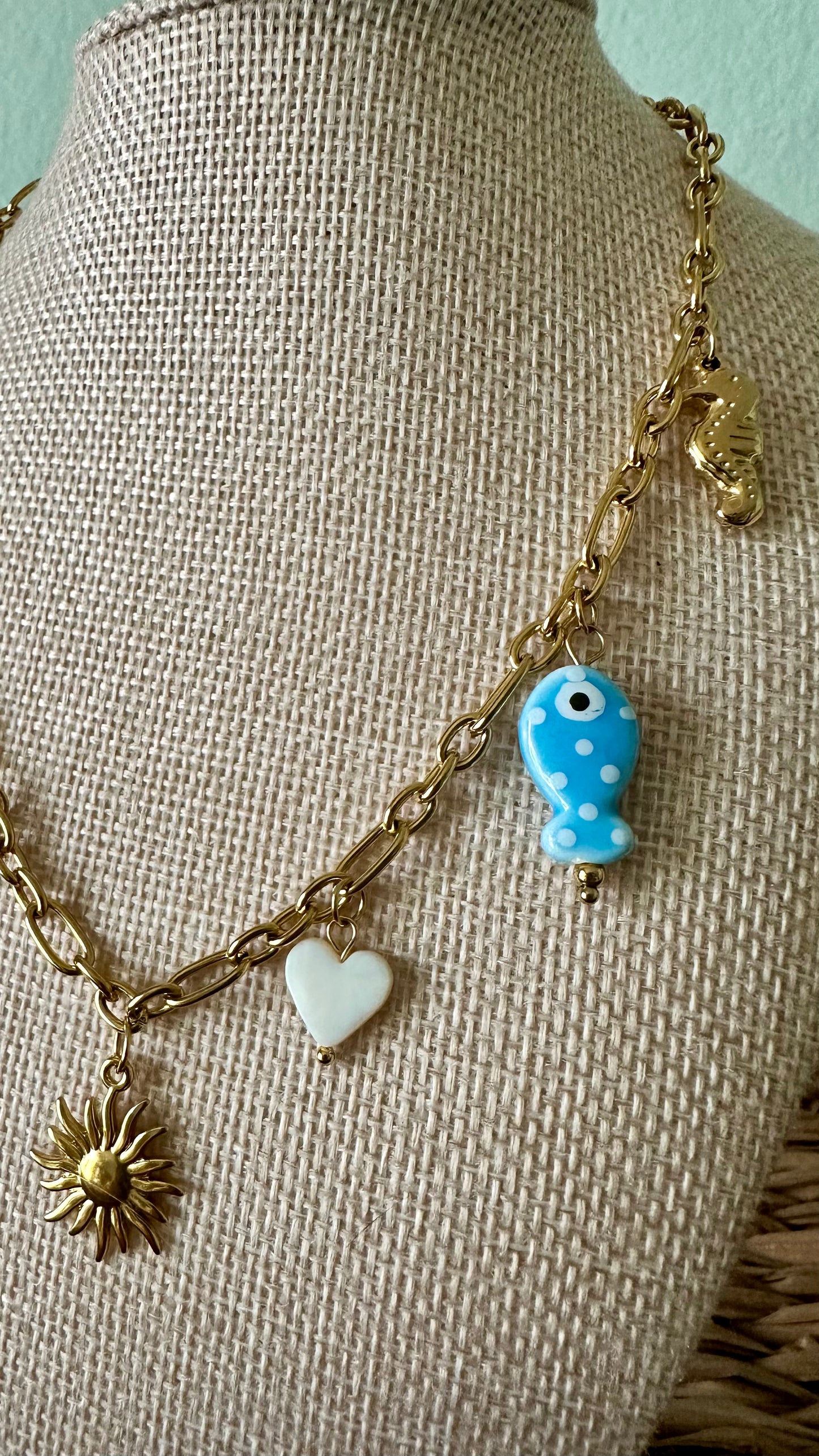 Sun Charm Necklace
