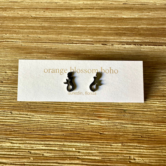 Mermaid Silver Earrings
