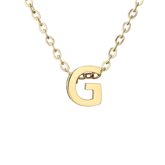 Dainty G Initial Necklace