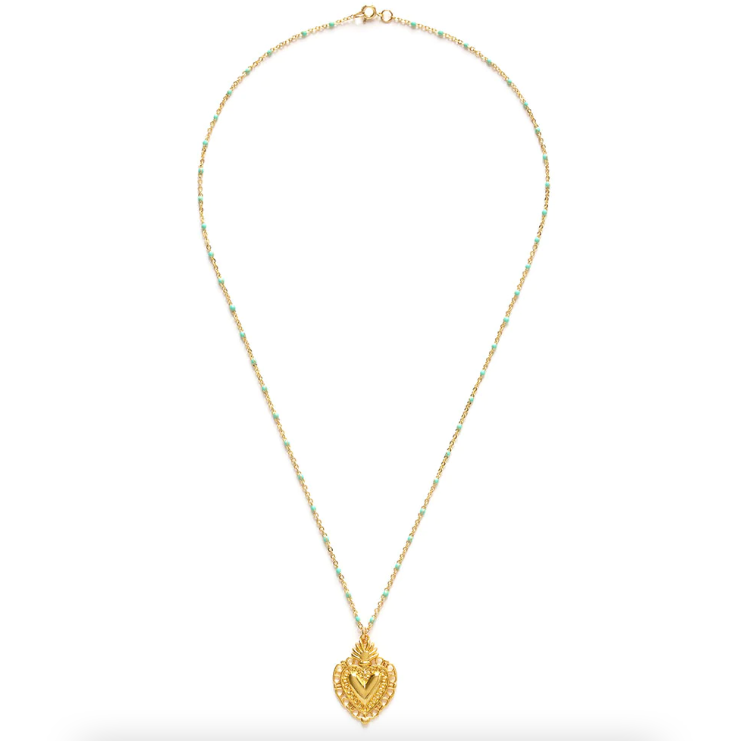 Flame of Love Gold Plated Necklace