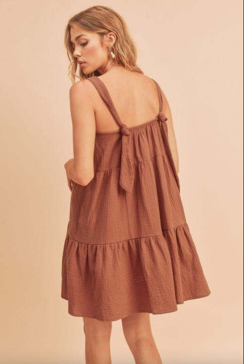 Terracotta Tiered Sundress