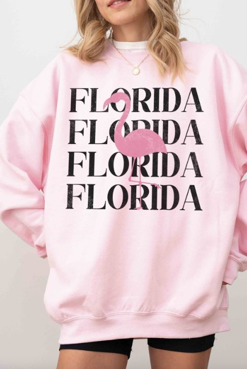 Florida Flamingo Sweatshirt