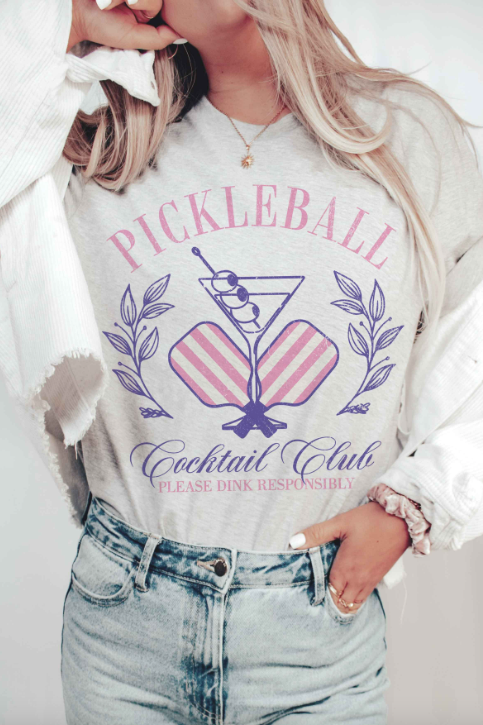 Pickleball Cocktail Club T-Shirt