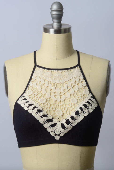 Crochet Bralette Halter Top