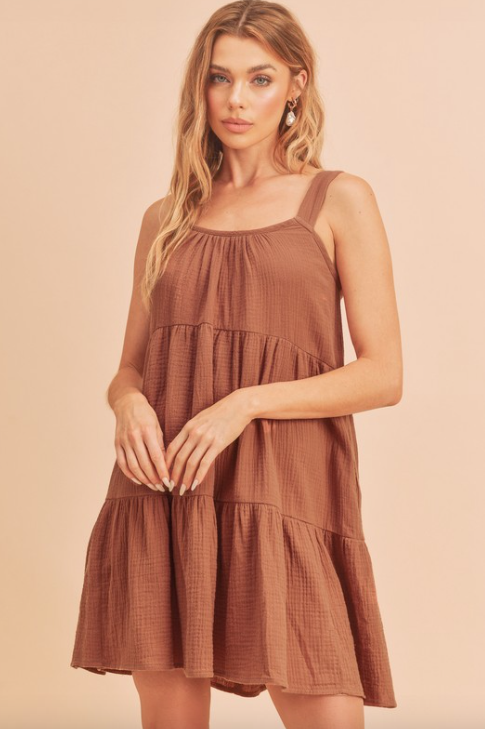 Terracotta Tiered Sundress