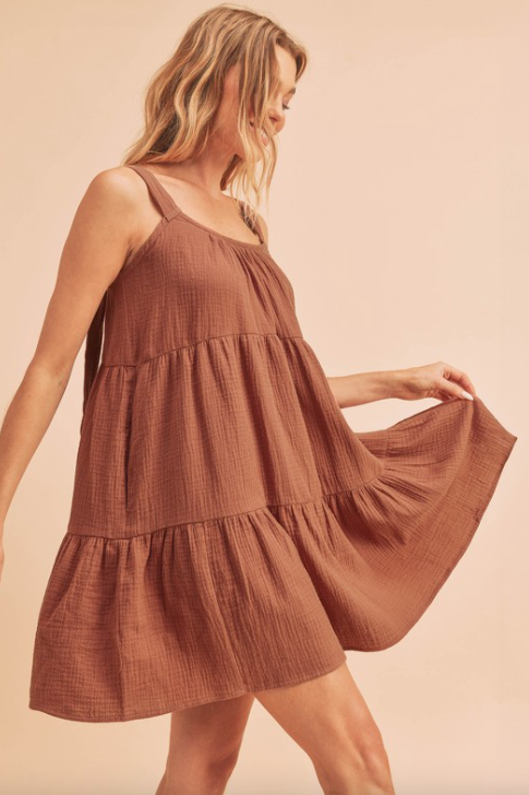 Terracotta Tiered Sundress