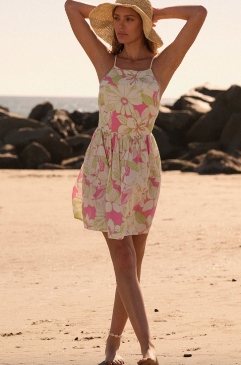 Floral Tie Back Dress