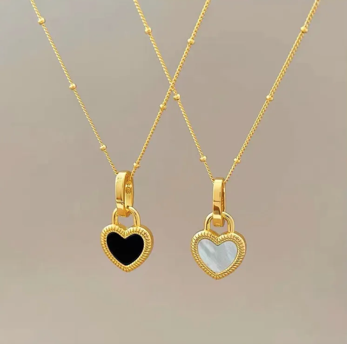 Double Sided Heart Necklace