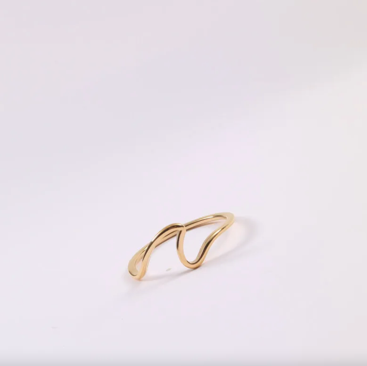 Wave Ring Gold