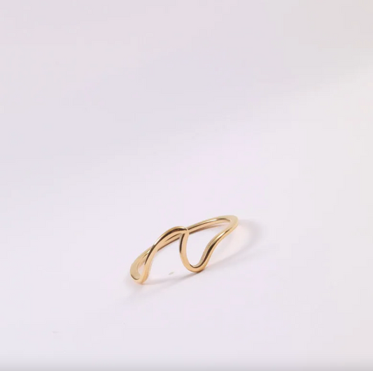 Wave Ring Gold