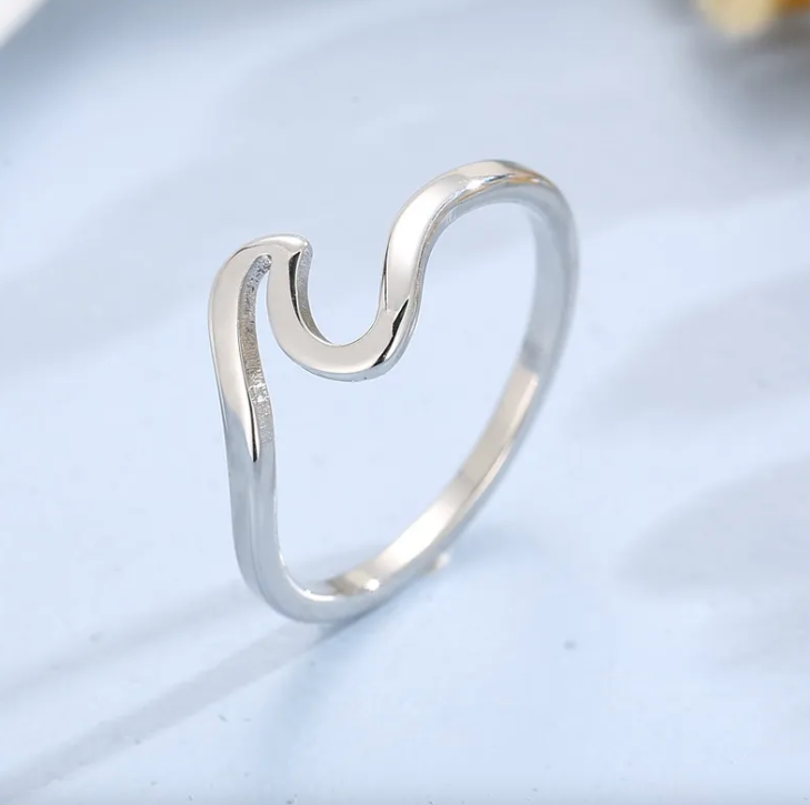 Wave Ring Silver