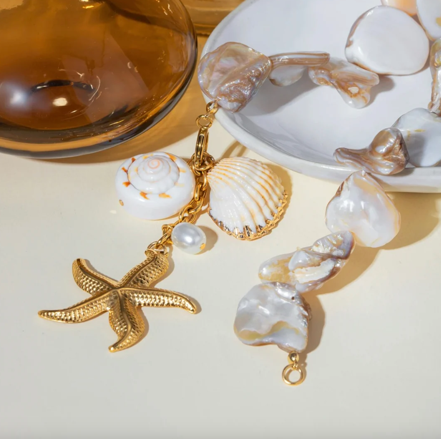 Gulf Beach Shell Necklace