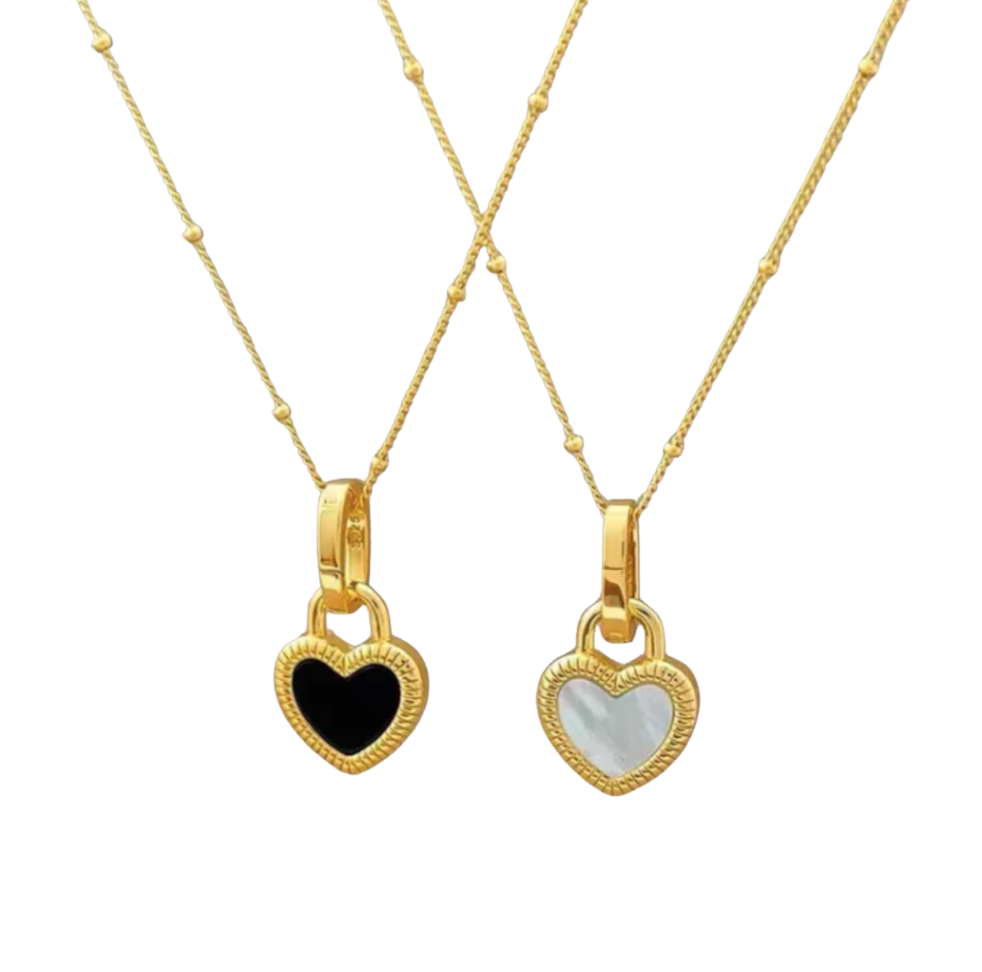 Double Sided Heart Necklace