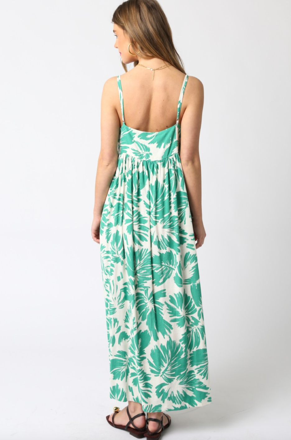 Pretty Palm Maxi Dress