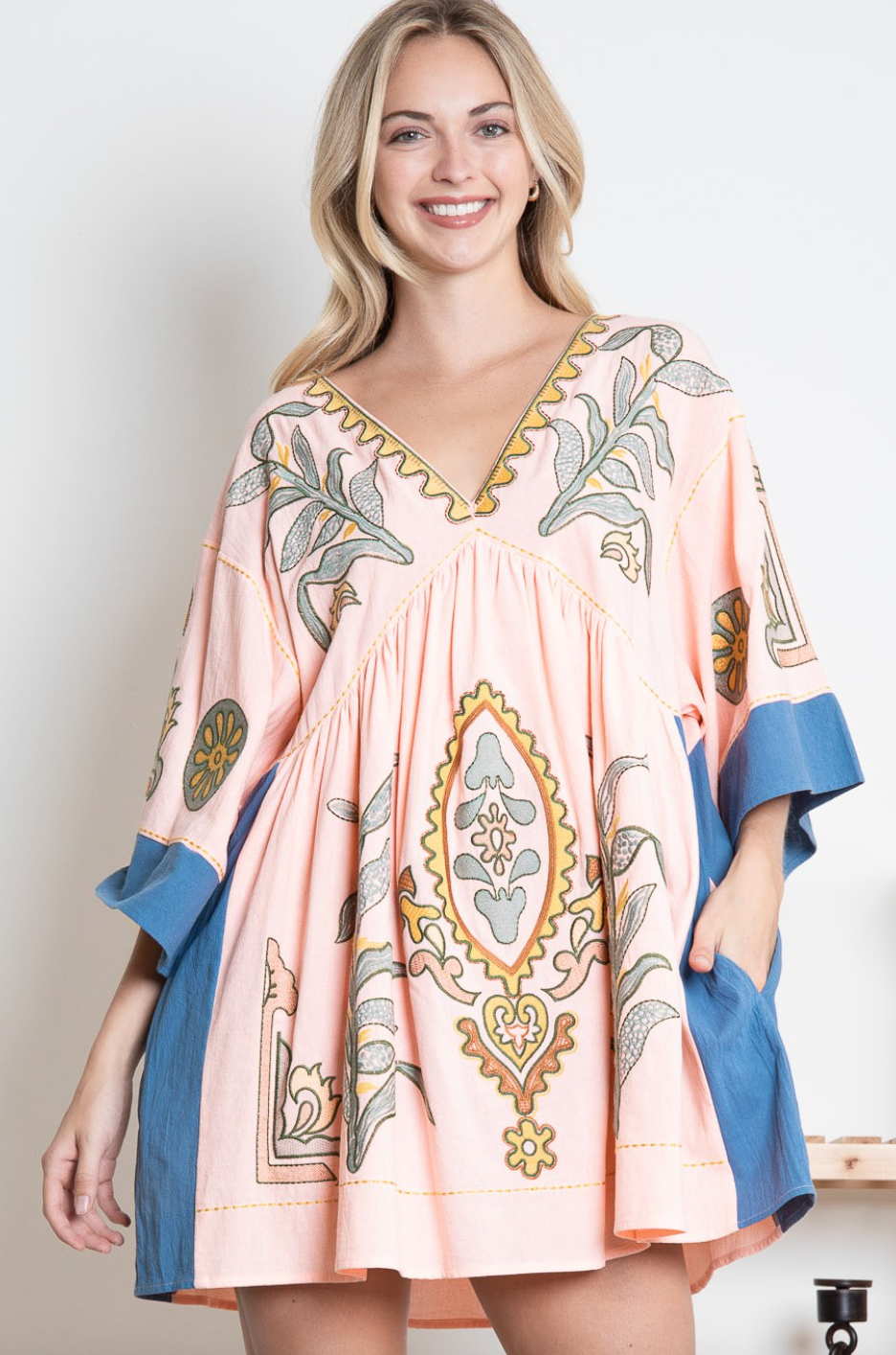 Floral Embroidered Dress